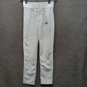 Under Armour Youth Loose Fit Baseball Pants White